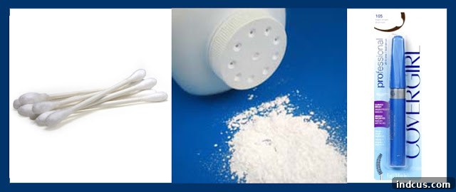 Baby powder on lashes test for fuller eyelashes