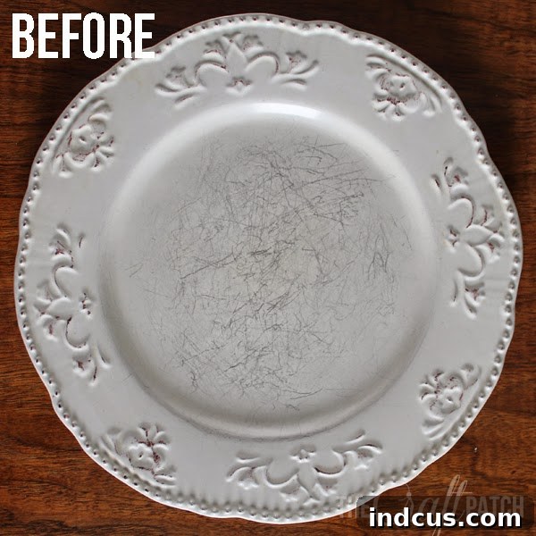 Removing black marks from dishes