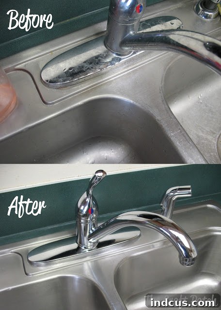 DIY stainless steel sink cleaner