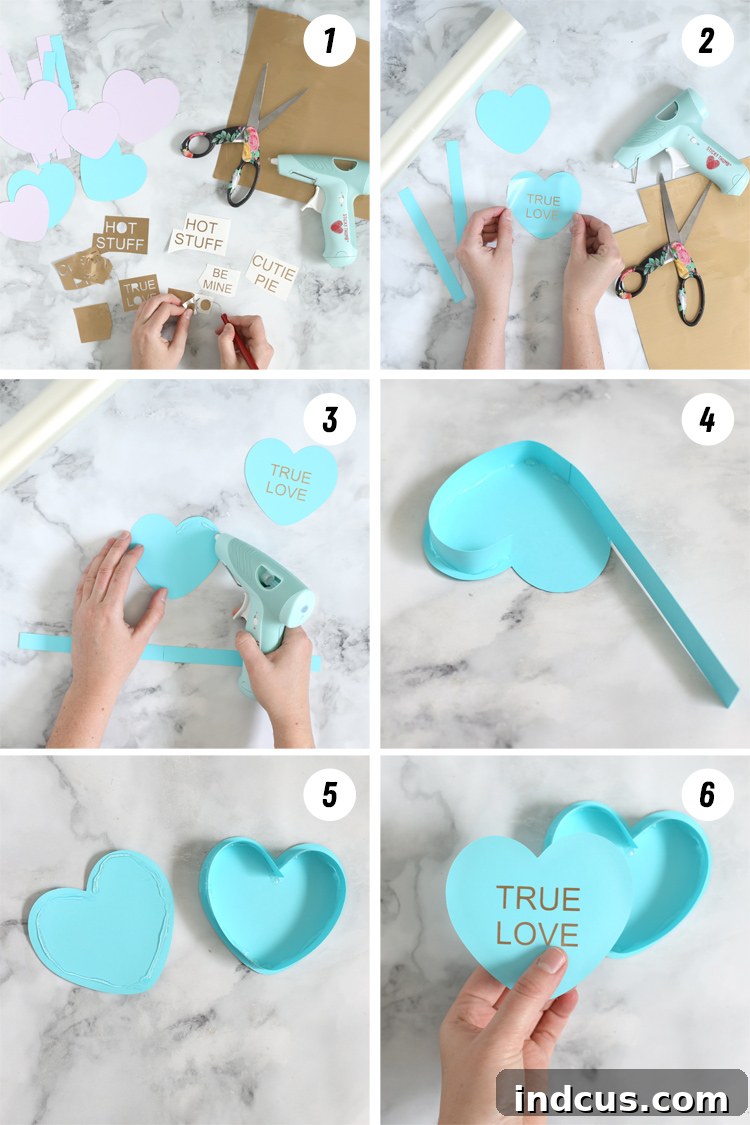 how to make 3d paper hearts