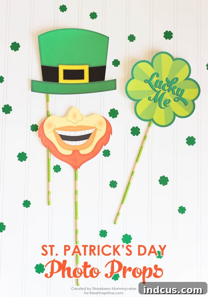 FREE Printable St. Patrick’s Day Photo Props