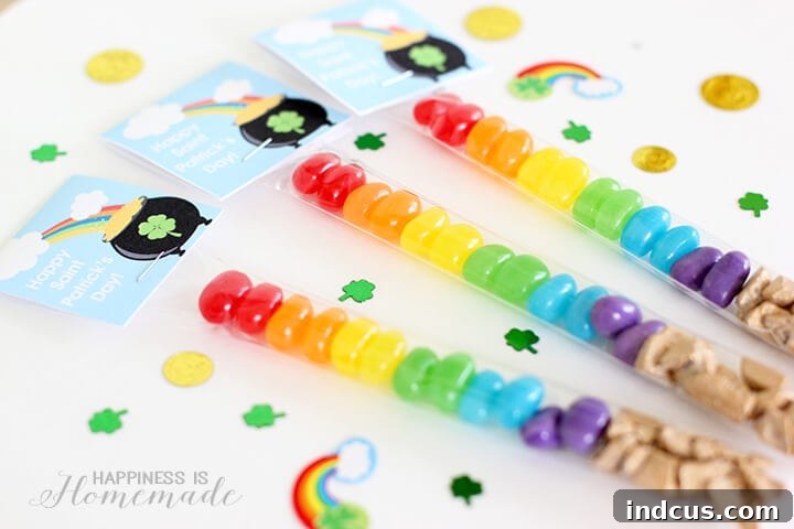 St. Patrick’s Day Candy Treat Bags + Printable
