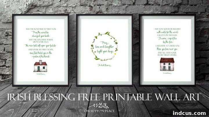 Irish Blessing Art