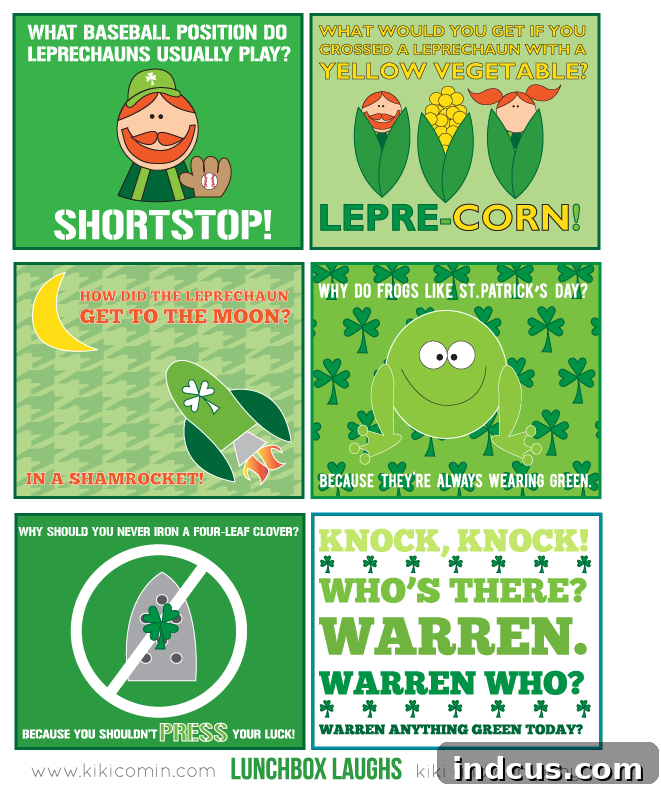 St. Patrick's Day Lunchbox Jokes