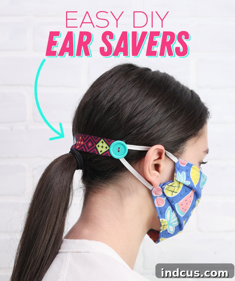 Easy DIY Ear Savers to Make for Medical Face Masks