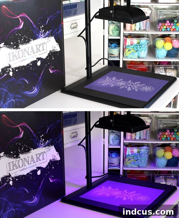 UV Light Activated Screen Stencils