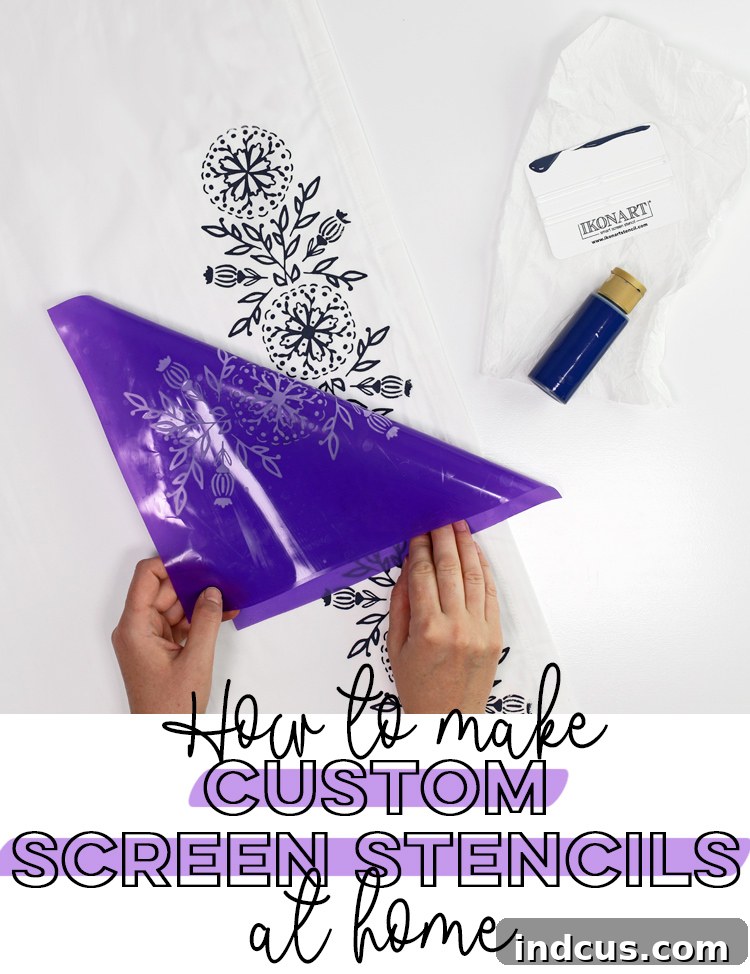 How to Make Custom Screen Stencils at Home
