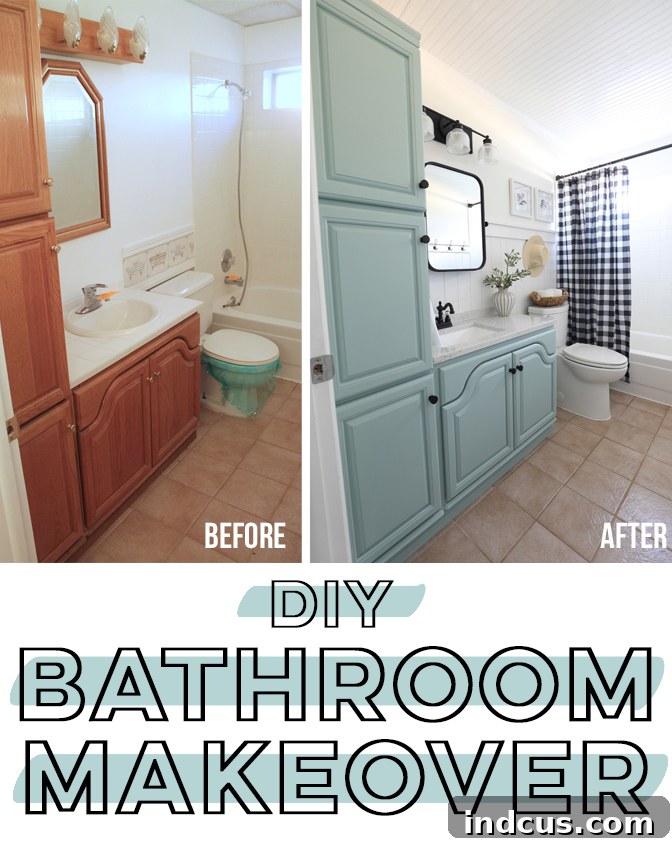 diy bathroom makeover