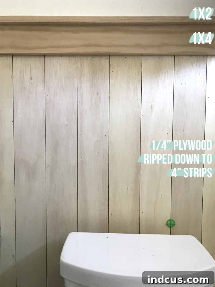 how to do vertical shiplap on the cheap