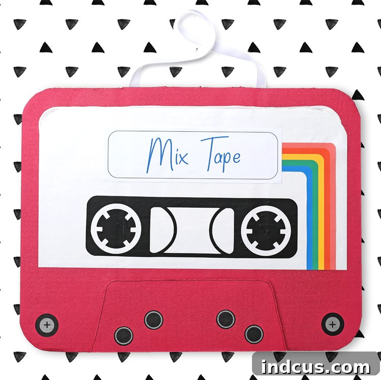 mix tape halloween costume DIY