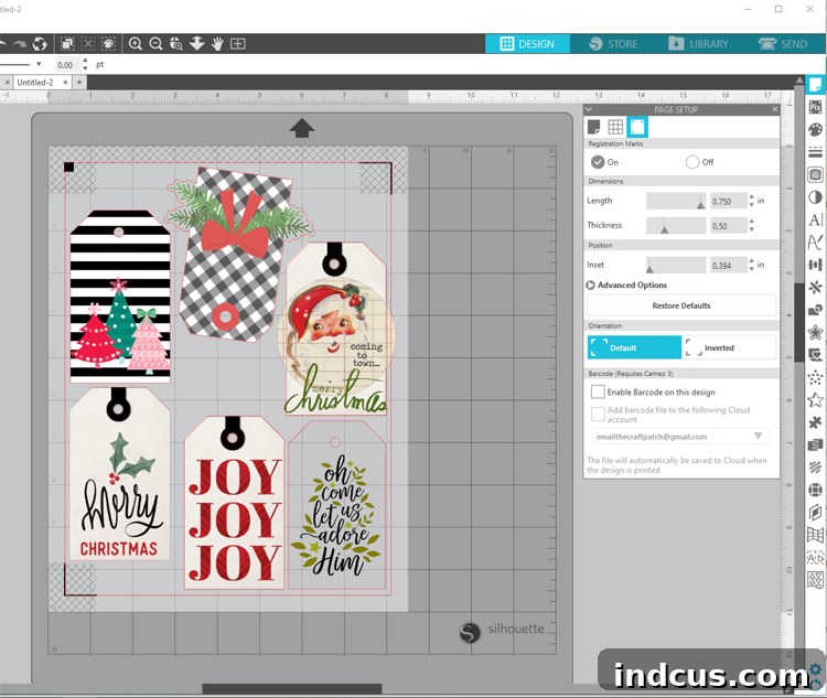 How to enable Registration Marks in Silhouette Studio for Print and Cut