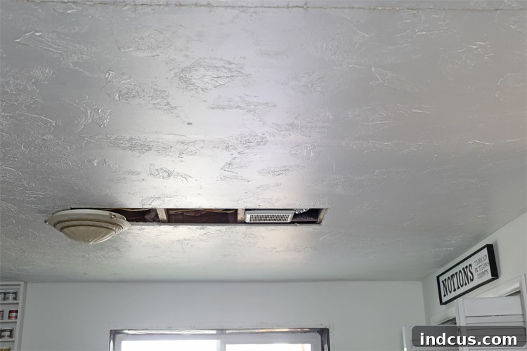 ugly ceiling solution