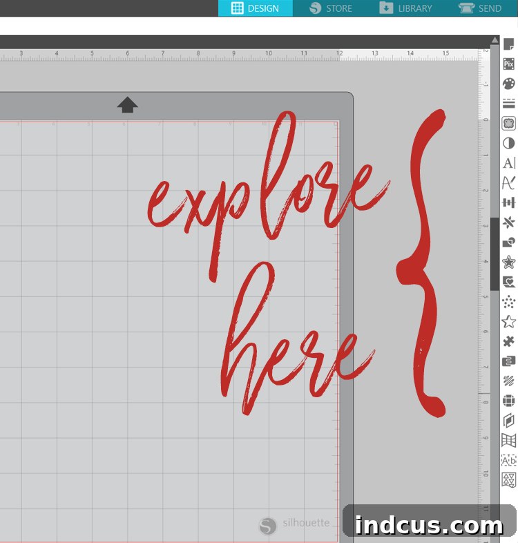 learning silhouette studio by exploring features