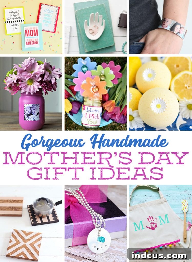 Creative handmade Mother's Day gifts