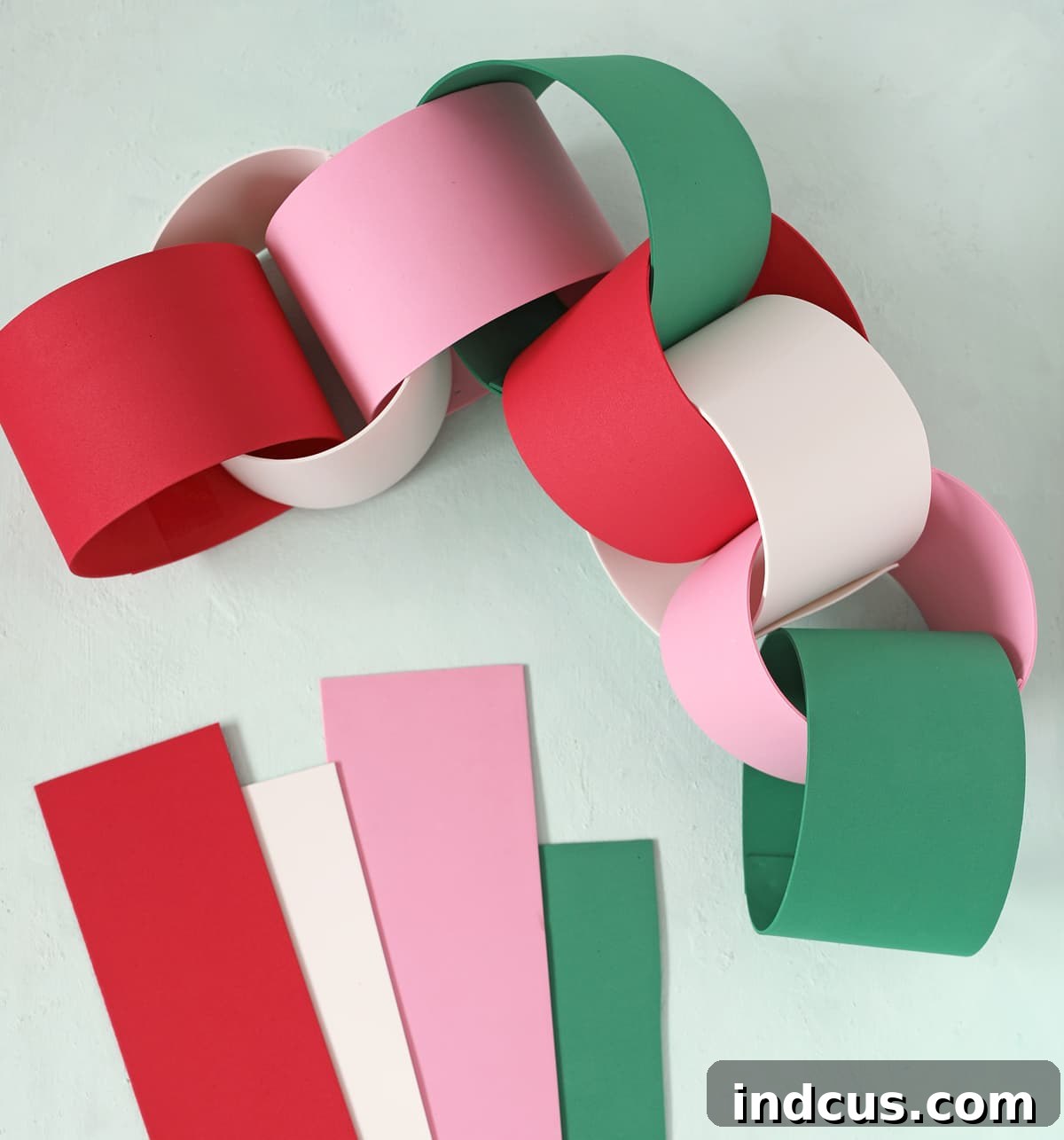 diy craft foam paper chain