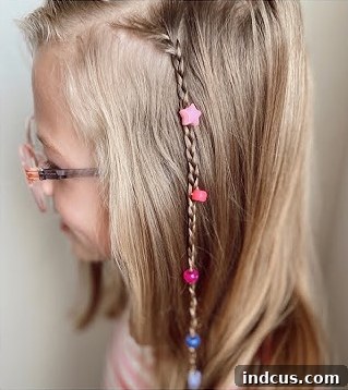 Crafty Adventures at Girls Camp 7 DIY pony bead hair braids for girls