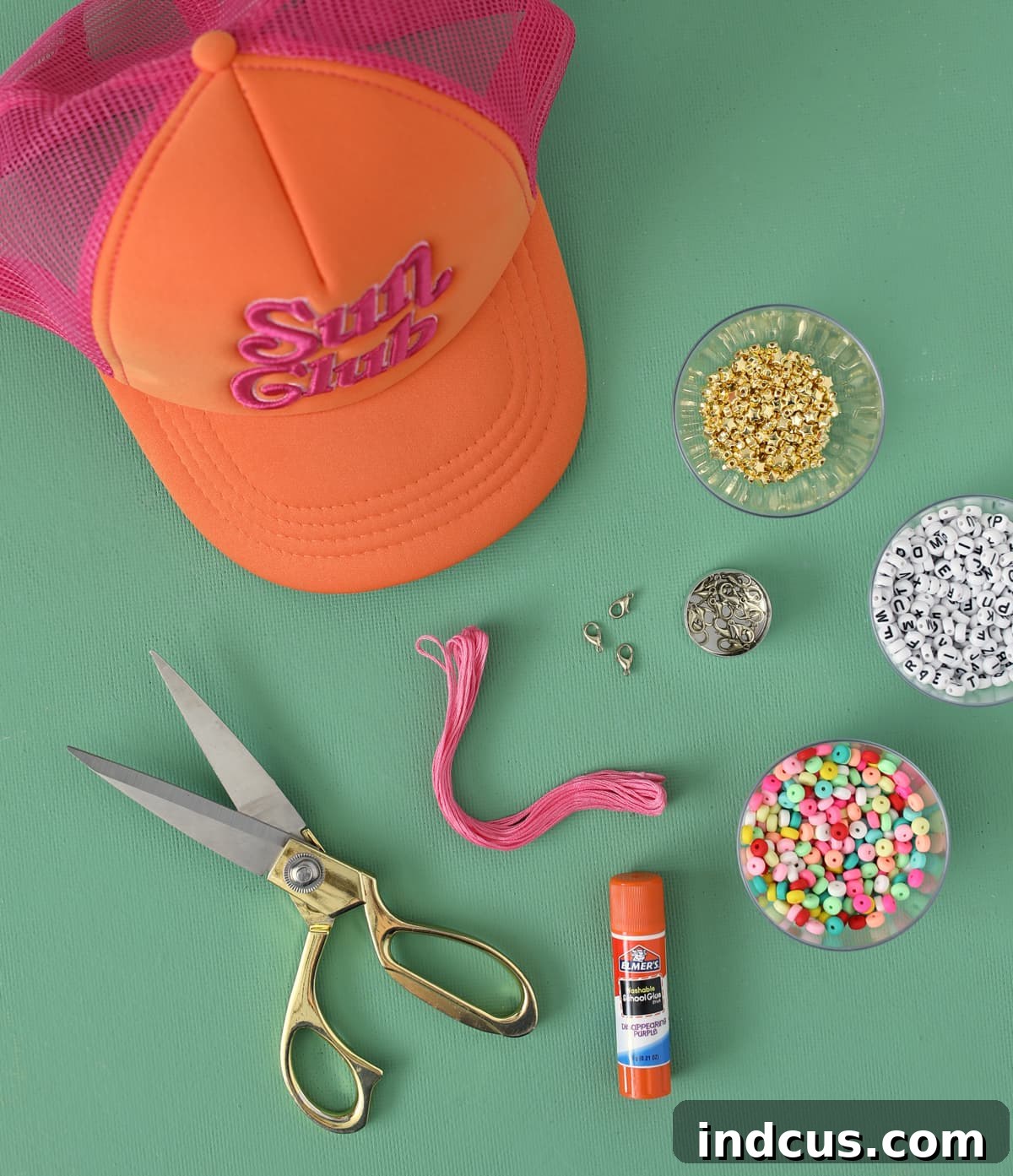 DIY Beaded Hat Charms: Step-by-Step Guide for Stylish Caps 3 materials needed for diy beaded hat charms craft