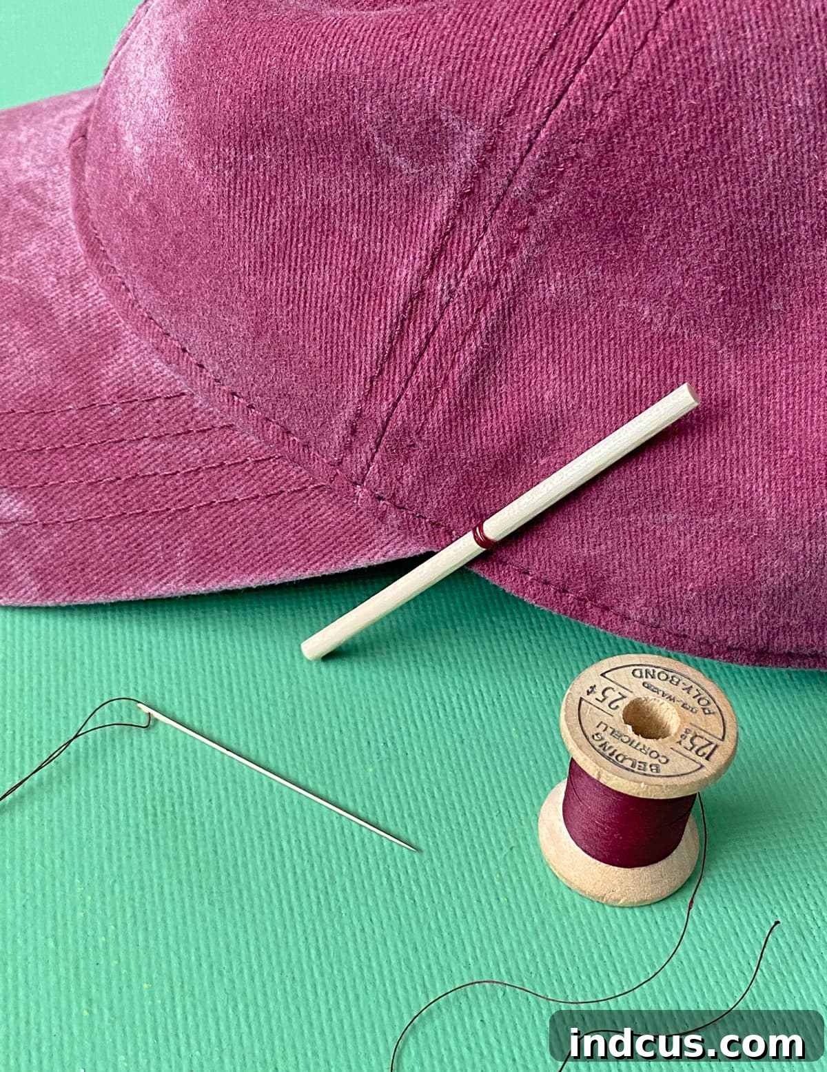 DIY Beaded Hat Charms: Step-by-Step Guide for Stylish Caps 7 make a thread loop to attach charms to hat