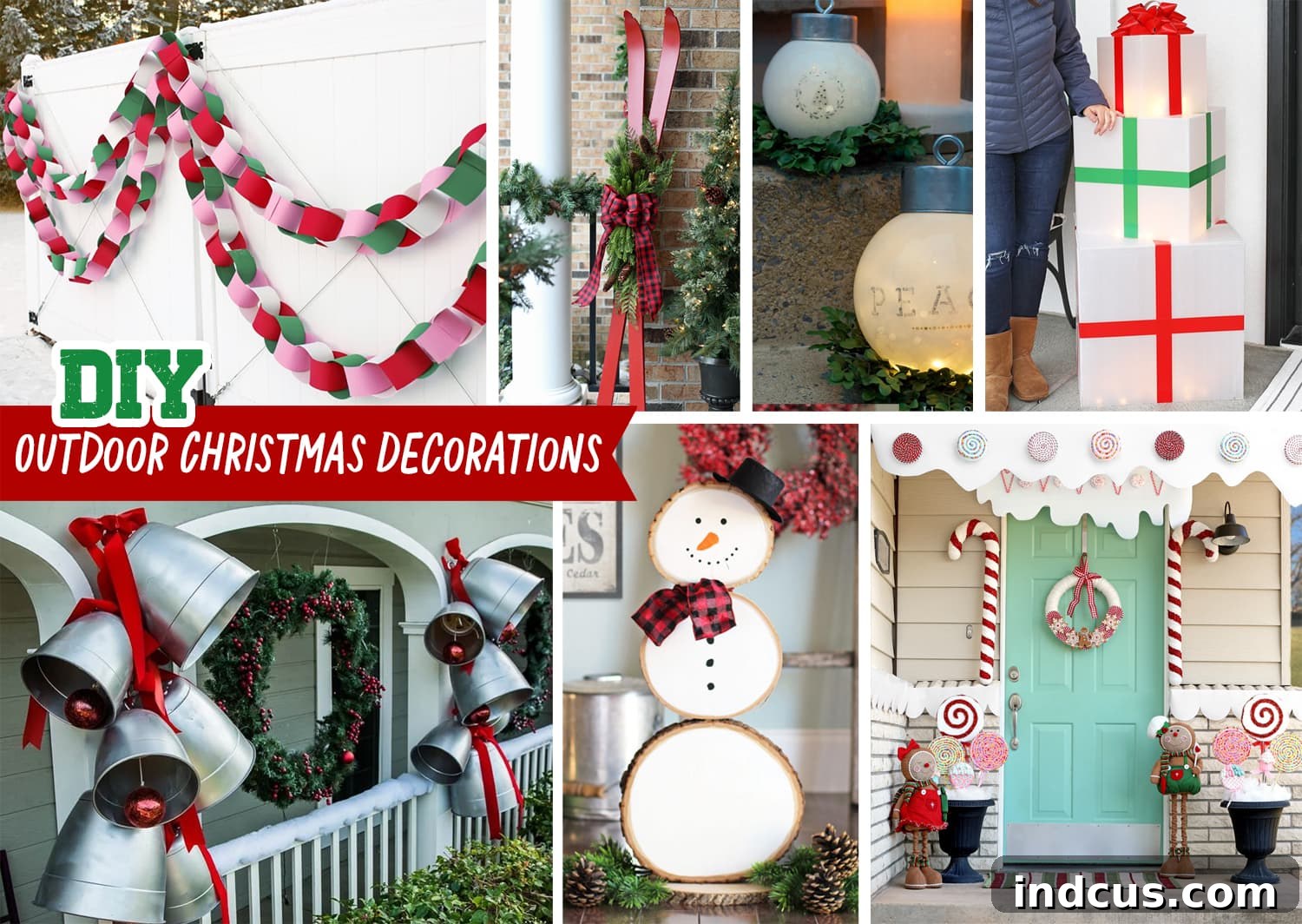 diy outdoor christmas decorations