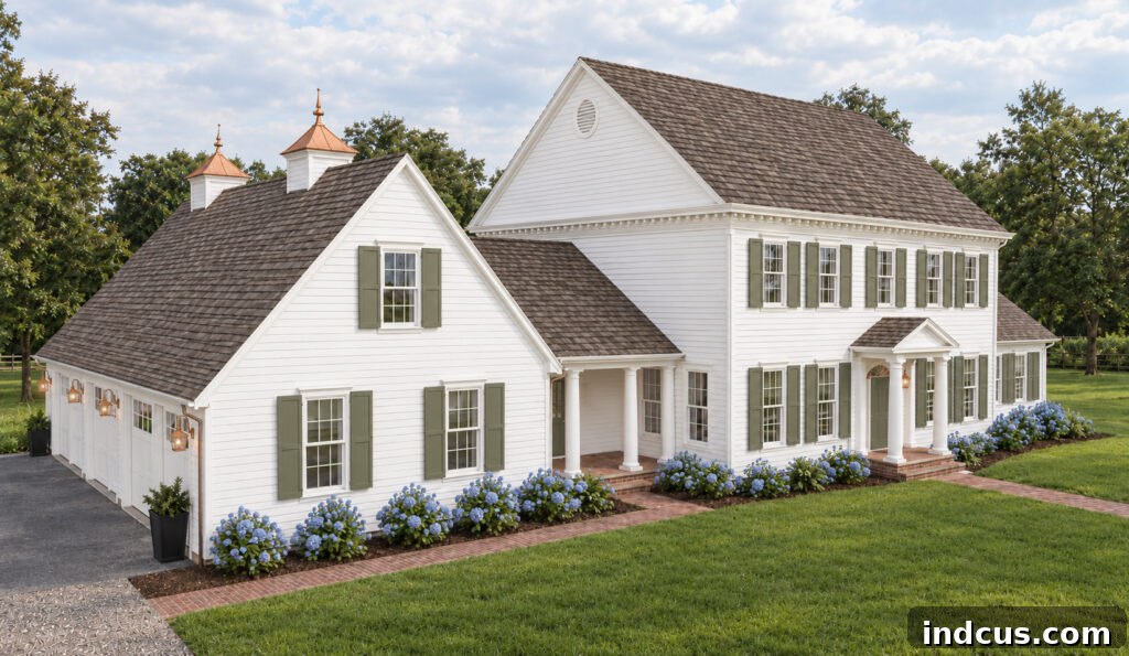 Garage side rendering of Idlewilde